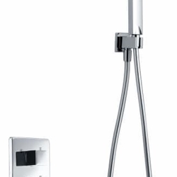 Griferia termostatica empotrada serie CÍES acabado cromo - Imagen 2