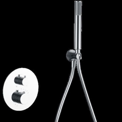 Griferia termostatica empotrada serie GENOVA acabado cromo - Imagen 2