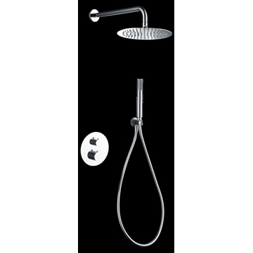 Griferia termostatica empotrada serie GENOVA acabado cromo - Imagen 2