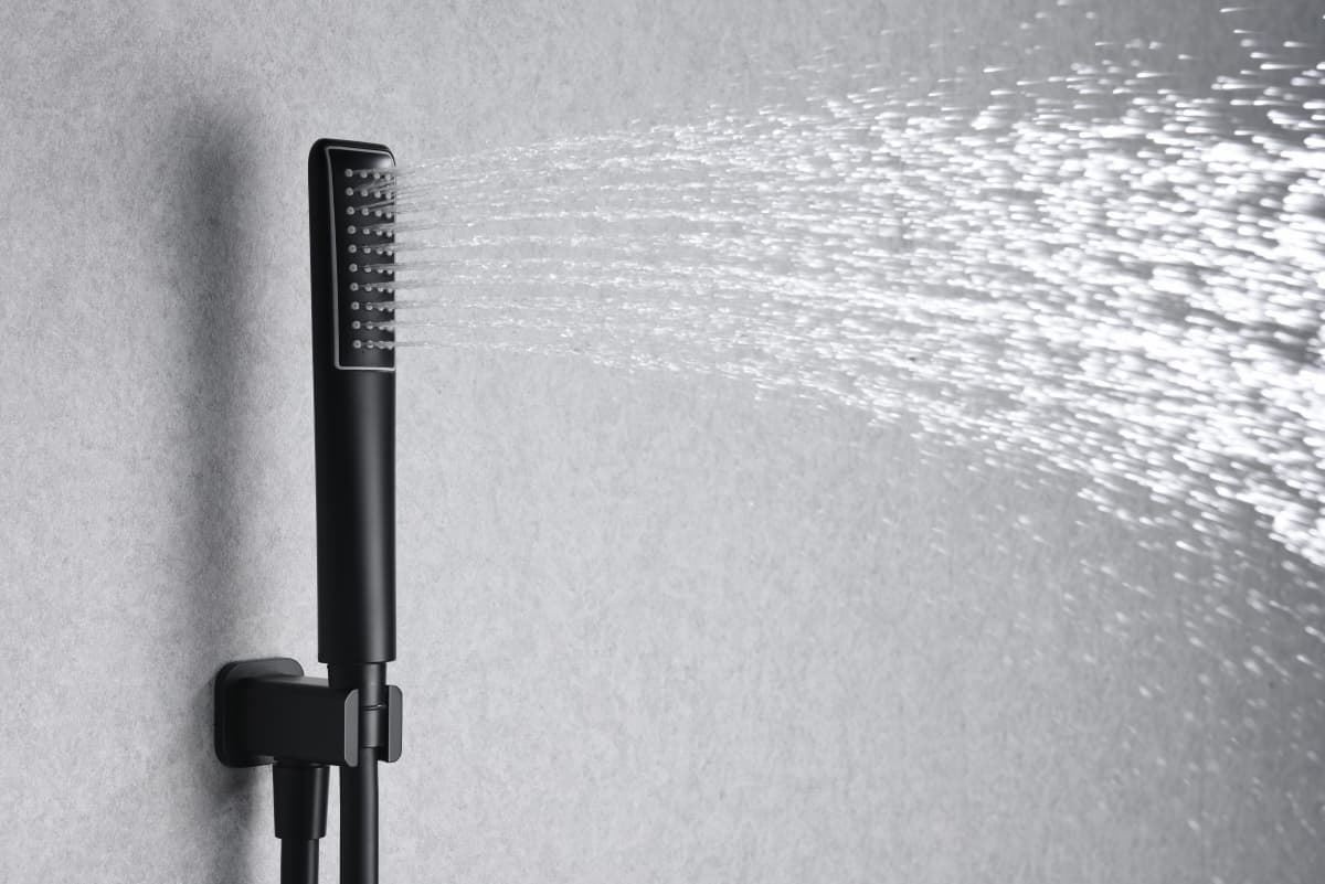 Griferia termostatica empotrada serie HIDRA acabado negro mate - Imagen 4