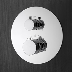 Griferia termostatica empotrada serie LINE acabado cromo - Imagen 2