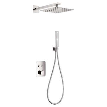 Griferia termostatica empotrada serie MADEIRA acabado cromo - Imagen 2