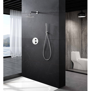 Griferia termostatica empotrada serie MONZA acabado cromo - Imagen 1