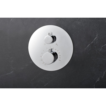 Griferia termostatica empotrada serie MONZA acabado cromo - Imagen 2