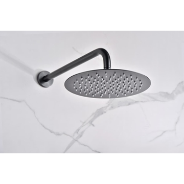 Griferia termostatica empotrada serie MONZA acabado negro gun metal - Imagen 2