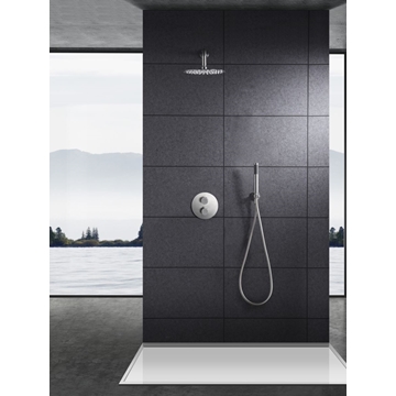 Griferia termostatica empotrada serie MOSCU acabado acero S.316 - Imagen 2