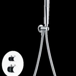 Griferia termostatica empotrada serie NAPOLES acabado cromo - Imagen 2