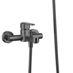 Grifo de bañera monomando serie ROMA acabado negro mate - Imagen 2