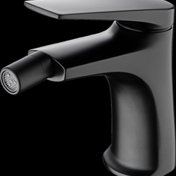 Grifo de bidé monomando serie DELOS acabado negro mate - Imagen 1