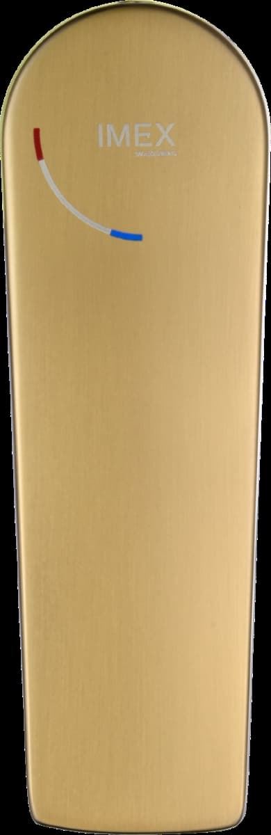 Grifo de bidé monomando serie DELOS acabado oro cepillado - Imagen 2