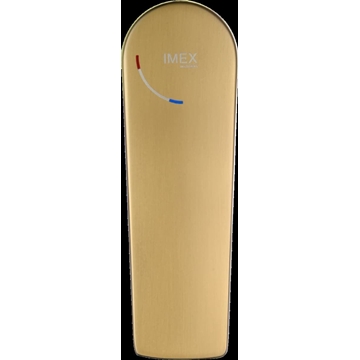 Grifo de bidé monomando serie DELOS acabado oro cepillado - Imagen 2