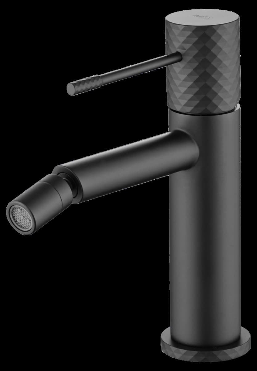 Grifo de bidé monomando serie GENOVA acabado negro mate - Imagen 1