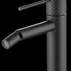 Grifo de bidé monomando serie GENOVA acabado negro mate - Imagen 1