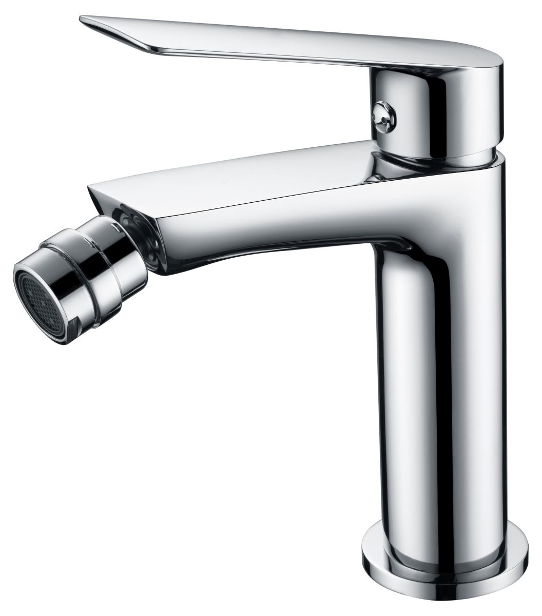 Grifo de bidé monomando serie LUXOR acabado cromo - Imagen 1