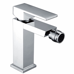 Grifo de bidé monomando serie MOSCU acabado cromo - Imagen 1