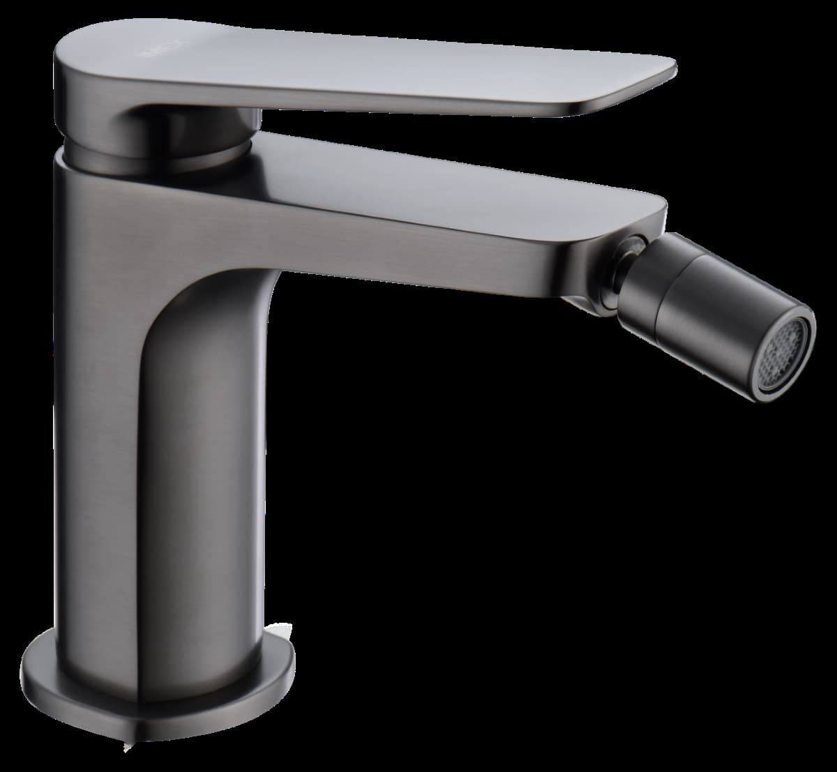 Grifo de bidé monomando serie NAPOLES acabado black gun metal - Imagen 1