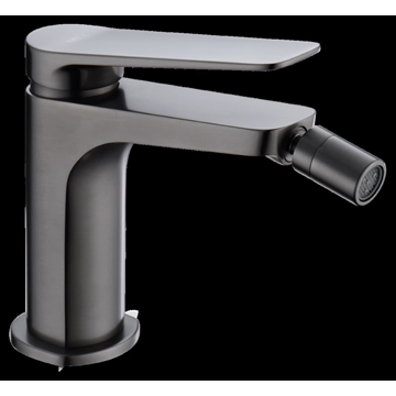 Grifo de bidé monomando serie NAPOLES acabado black gun metal - Imagen 1