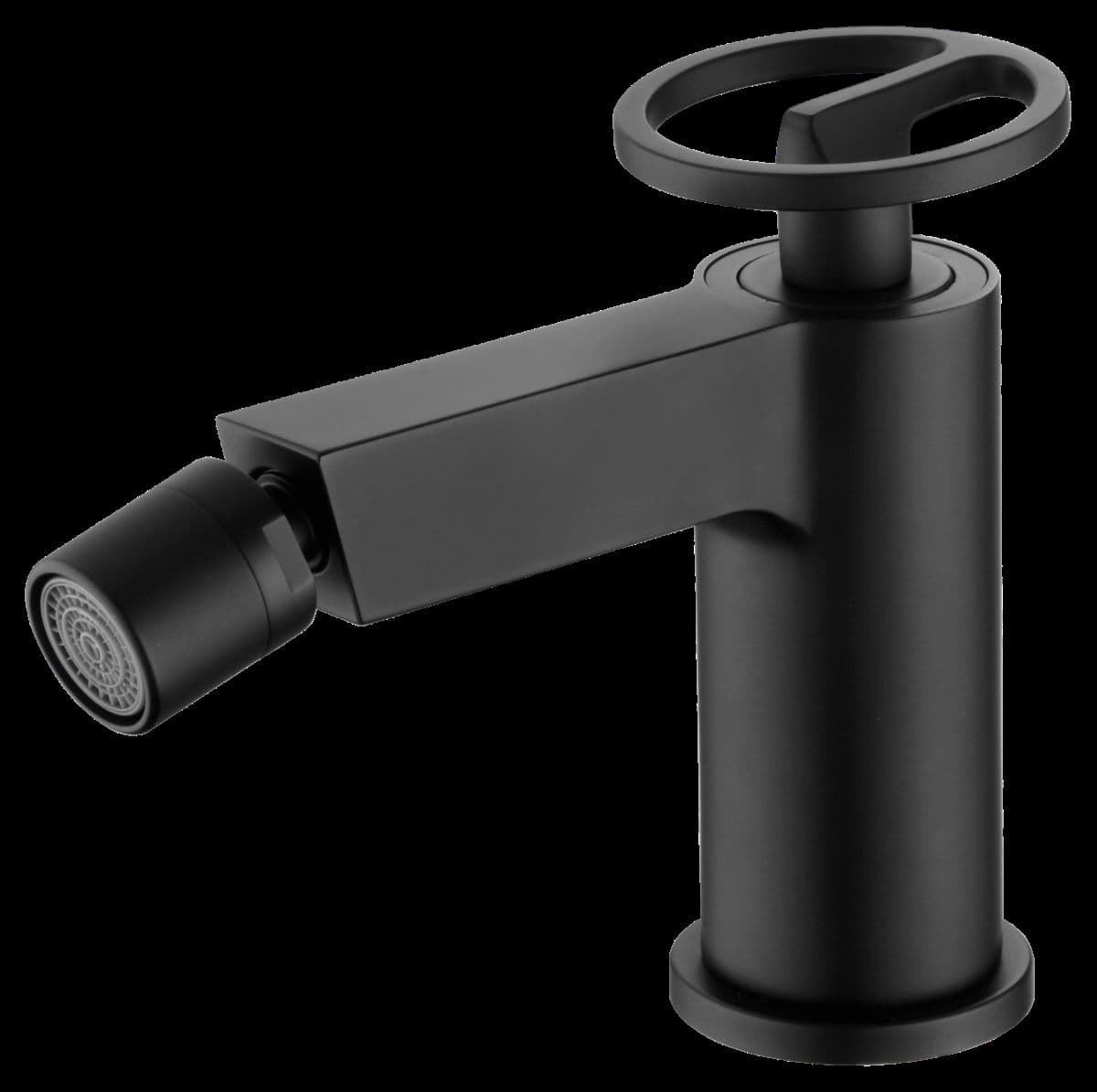 Grifo de bidé monomando serie OLIMPO acabado negro mate - Imagen 1
