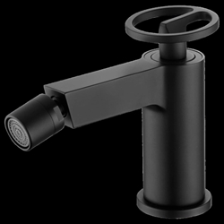 Grifo de bidé monomando serie OLIMPO acabado negro mate - Imagen 1