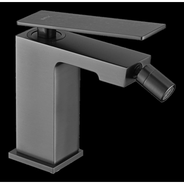Grifo de bidé monomando serie PISA acabado black gun metal - Imagen 1