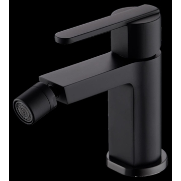 Grifo de bidé monomando serie ROMA acabado negro mate - Imagen 1