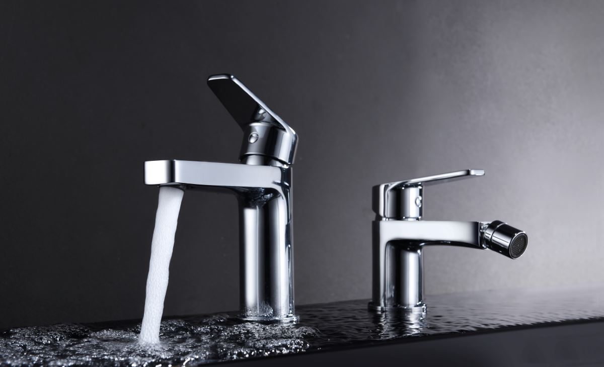 Grifo de bidé monomando serie TEIDE acabado cromo - Imagen 2