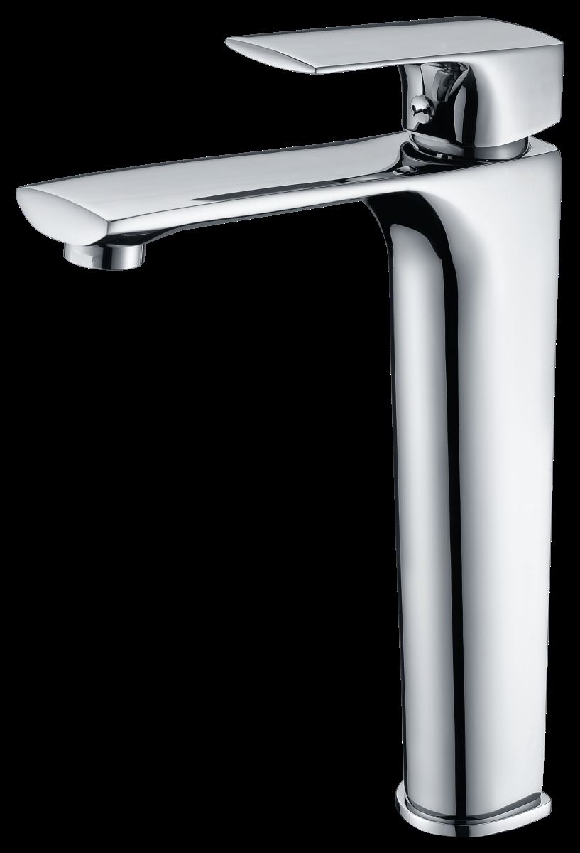 Grifo de lavabo alto monomando serie BALI acabado cromo - Imagen 1