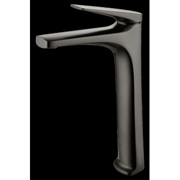 Grifo de lavabo alto monomando serie DELOS acabado black gun metal - Imagen 2