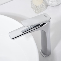 Grifo de lavabo alto monomando serie DELOS acabado cromo - Imagen 1