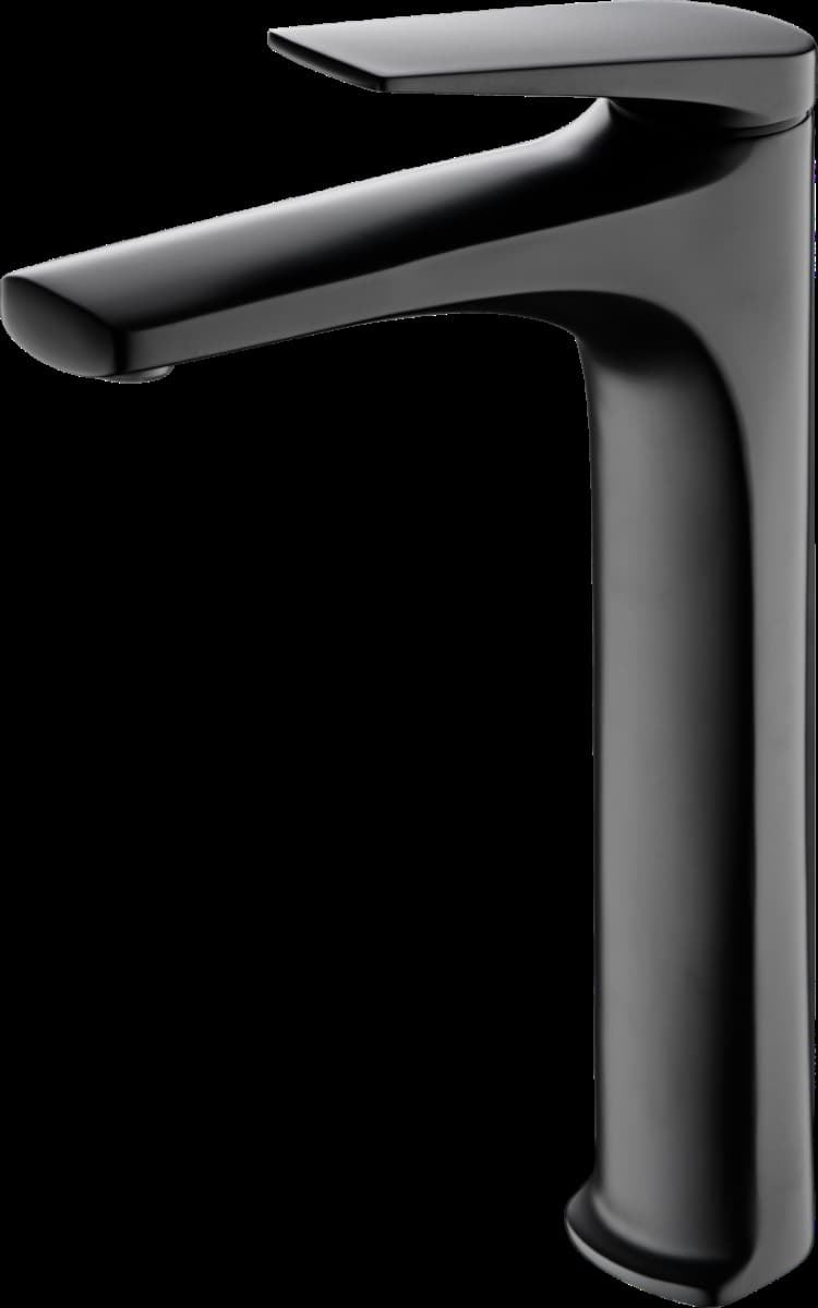 Grifo de lavabo alto monomando serie DELOS acabado negro mate - Imagen 2
