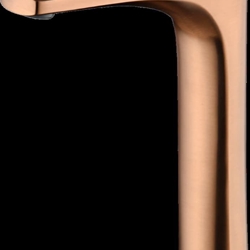 Grifo de lavabo alto monomando serie DELOS acabado oro rosa cepillado - Imagen 2