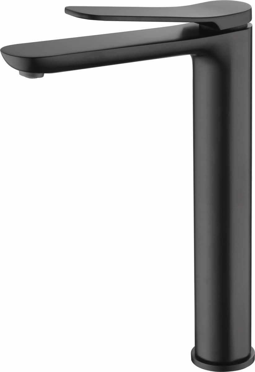 Grifo de lavabo alto monomando serie DINAMARCA acabado negro mate - Imagen 2