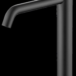 Grifo de lavabo alto monomando serie GENOVA acabado negro mate - Imagen 2