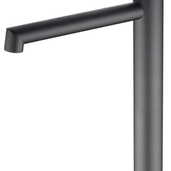 Grifo de lavabo alto monomando serie LINE acabado gris mate-champagne - Imagen 2