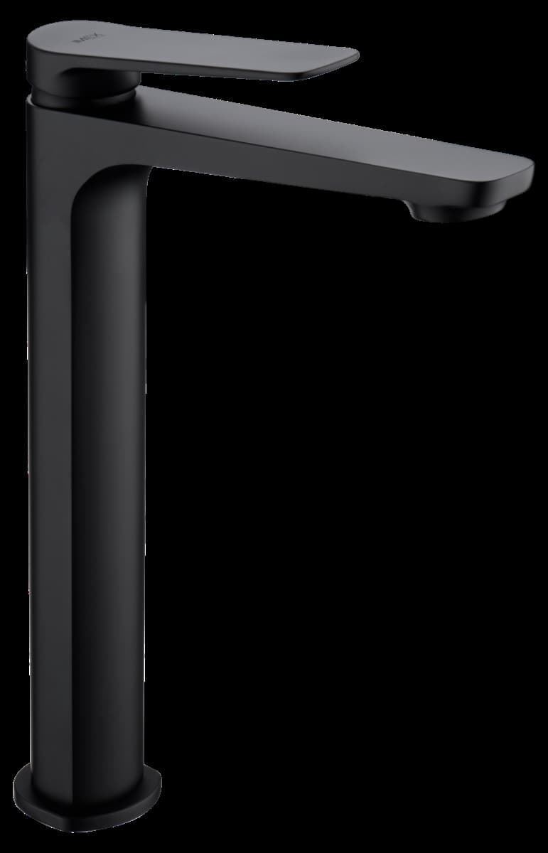 Grifo de lavabo alto monomando serie NAPOLES acabado black gun metal - Imagen 2