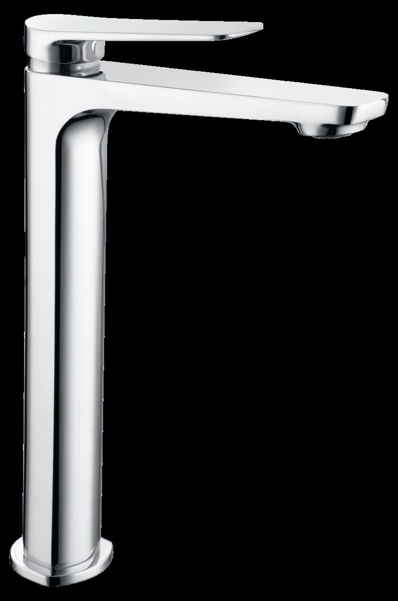 Grifo de lavabo alto monomando serie NAPOLES acabado cromo - Imagen 2