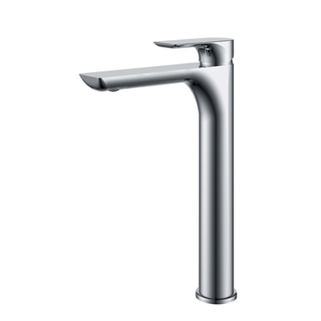 Grifo de lavabo alto monomando serie NASSAU acabado cromo - Imagen 1