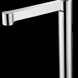 Grifo de lavabo alto monomando serie OLIMPO acabado cromado - Imagen 1