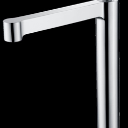 Grifo de lavabo alto monomando serie OLIMPO acabado cromo - Imagen 1