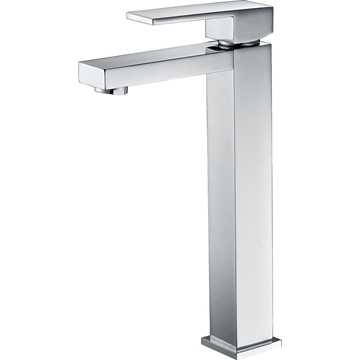Grifo de lavabo alto monomando serie VALENCIA acabado cromo - Imagen 1