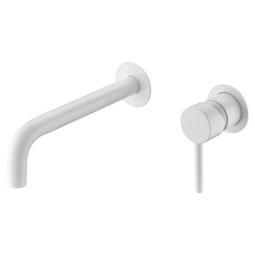 Grifo de lavabo monomando empotrado modelo ETNA acabado blanco mate - Imagen 2