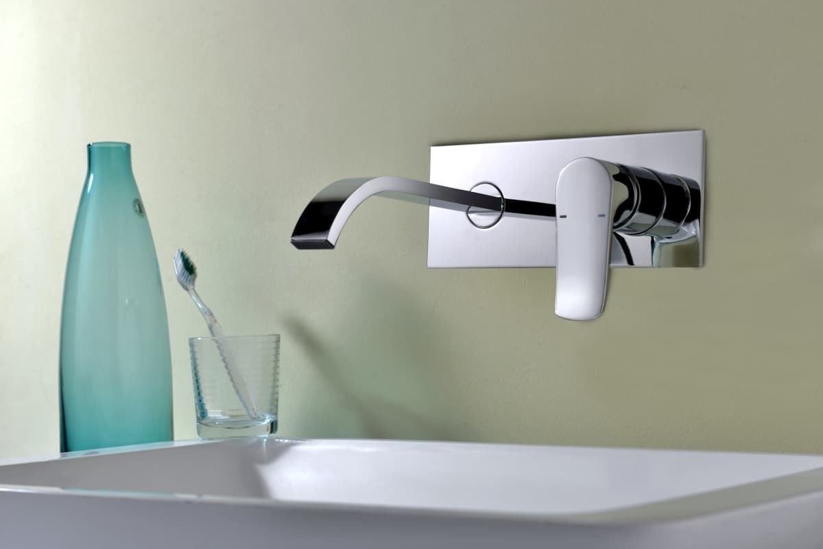 Grifo de lavabo monomando empotrado modelo MALTA acabado cromo - Imagen 1