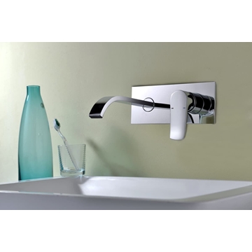 Grifo de lavabo monomando empotrado modelo MALTA acabado cromo - Imagen 1