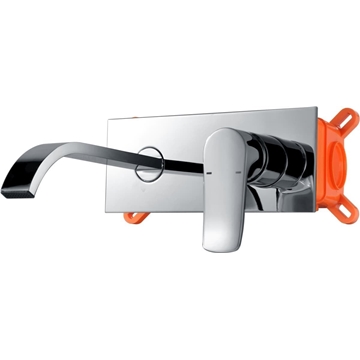 Grifo de lavabo monomando empotrado modelo MALTA acabado cromo - Imagen 2