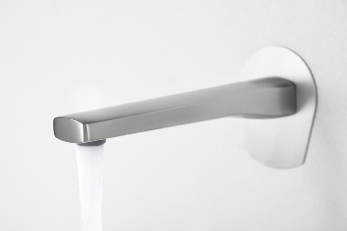 Grifo de lavabo monomando empotrado serie DELOS acabado acero S.316 - Imagen 2