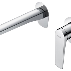 Grifo de lavabo monomando empotrado serie DELOS acabado cromo - Imagen 2