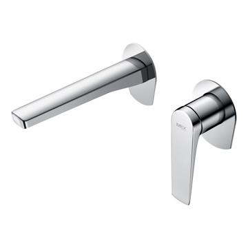 Grifo de lavabo monomando empotrado serie DELOS acabado cromo - Imagen 2