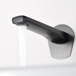 Grifo de lavabo monomando empotrado serie DELOS acabado negro mate - Imagen 2