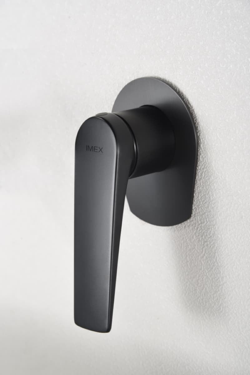 Grifo de lavabo monomando empotrado serie DELOS acabado negro mate - Imagen 4