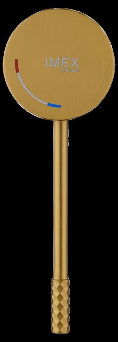 Grifo de lavabo monomando empotrado serie GENOVA acabado oro cepillado - Imagen 3